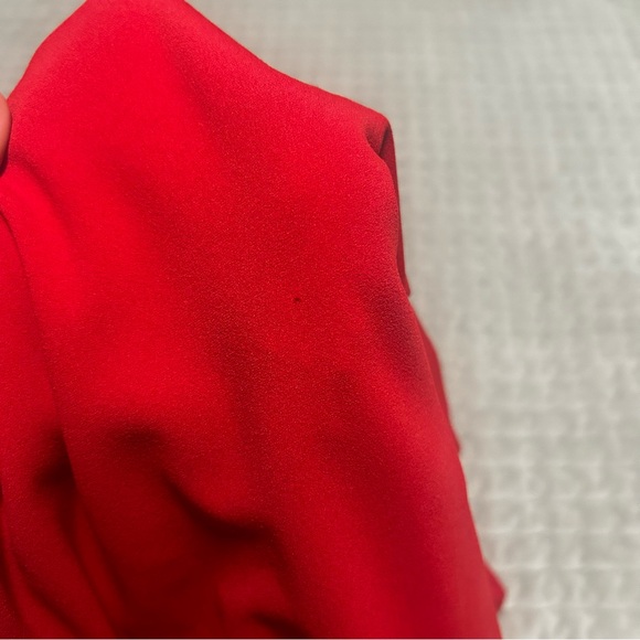 Lulus Off the Shoulder Aveline Red maxi Dress XS - Picture 8 of 8